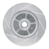 Dynamic Friction 1968-1973 Mercury Comet Front Right Slotted Silver Brake Rotor by Dynamic Friction Company 611-54008R