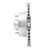 Dynamic Friction 1968-1973 Mercury Comet Front Right Slotted Silver Brake Rotor by Dynamic Friction Company 611-54008R
