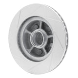 Dynamic Friction 1968-1973 Mercury Comet Front Right Slotted Silver Brake Rotor by Dynamic Friction Company 611-54008R