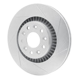 Dynamic Friction 2005-2009 Ford Five Hundred Front Right Slotted Silver Brake Rotor by Dynamic Friction Company 611-54052R