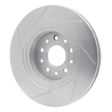 Dynamic Friction 2005-2009 Ford Five Hundred Front Right Slotted Silver Brake Rotor by Dynamic Friction Company 611-54052R
