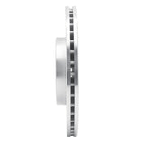 Dynamic Friction 2014-2019 Ford Fiesta Front Left Slotted Silver Brake Rotor by Dynamic Friction Company 611-54075L