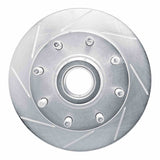 Dynamic Friction 1975-1980 Ford E-350 Econoline Front Left Slotted Silver Brake Rotor by Dynamic Friction Company 611-54101L