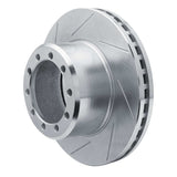 Dynamic Friction 1988-1998 Ford F-450 Super Duty Front Left/ Rear Left Slotted Silver Brake Rotor by Dynamic Friction Company 611-54112L