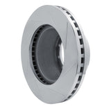 Dynamic Friction 1988-1998 Ford F-450 Super Duty Front Left/ Rear Left Slotted Silver Brake Rotor by Dynamic Friction Company 611-54112L