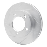 Dynamic Friction 1994-1996 Ford Bronco Front Left Slotted Silver Brake Rotor by Dynamic Friction Company 611-54131L