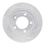 Dynamic Friction 1994-1996 Ford Bronco Front Left Slotted Silver Brake Rotor by Dynamic Friction Company 611-54131L