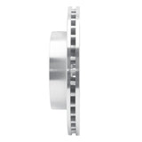 Dynamic Friction 1994-1996 Ford Bronco Front Left Slotted Silver Brake Rotor by Dynamic Friction Company 611-54131L