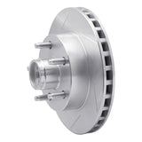 Dynamic Friction 1995-1997 Mazda B2300 Front Left Slotted Silver Brake Rotor by Dynamic Friction Company 611-54138L