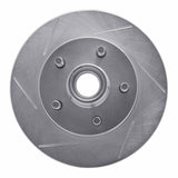 Dynamic Friction 1995-1997 Mazda B2300 Front Left Slotted Silver Brake Rotor by Dynamic Friction Company 611-54138L