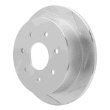 Dynamic Friction 1997-2004 Ford F-150 2WD Rear Right Slotted Silver Brake Rotor by Dynamic Friction Company 611-54151R