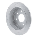 Dynamic Friction 1997-2004 Ford F-150 2WD Rear Right Slotted Silver Brake Rotor by Dynamic Friction Company 611-54151R