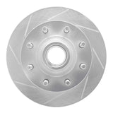 Dynamic Friction 1999-2002 Ford Excursion Front Left Slotted Silver Brake Rotor by Dynamic Friction Company 611-54163L