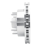 Dynamic Friction 1999-2002 Ford Excursion Front Left Slotted Silver Brake Rotor by Dynamic Friction Company 611-54163L