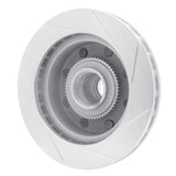 Dynamic Friction 1999-2002 Ford Excursion Front Left Slotted Silver Brake Rotor by Dynamic Friction Company 611-54163L