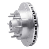 Dynamic Friction 1999-2002 Ford Excursion Front Right Slotted Silver Brake Rotor by Dynamic Friction Company 611-54163R
