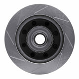 Dynamic Friction 1999-2002 Ford Excursion Front Right Slotted Silver Brake Rotor by Dynamic Friction Company 611-54163R