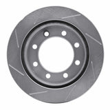 Dynamic Friction 1999-2007 Ford E-20150 Rear Right Slotted Silver Brake Rotor by Dynamic Friction Company 611-54167R