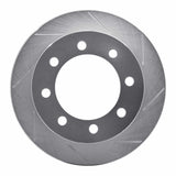 Dynamic Friction 1999-2007 Ford E-20150 Rear Right Slotted Silver Brake Rotor by Dynamic Friction Company 611-54167R