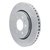 Dynamic Friction 2007-2021 Ford Expedition Front Left Slotted Silver Brake Rotor by Dynamic Friction Company 611-54204L