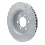 Dynamic Friction 2007-2021 Ford Expedition Front Left Slotted Silver Brake Rotor by Dynamic Friction Company 611-54204L
