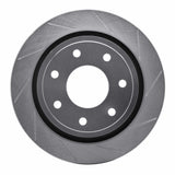 Dynamic Friction 2012-2014 Ford F-150 2WD Rear Right Slotted Silver Brake Rotor by Dynamic Friction Company 611-54218R