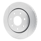 Dynamic Friction 2010-2014 Ford F-150 2WD Front Left Slotted Silver Brake Rotor by Dynamic Friction Company 611-54219L