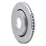 Dynamic Friction 2010-2014 Ford F-150 2WD Front Right Slotted Silver Brake Rotor by Dynamic Friction Company 611-54219R