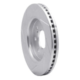 Dynamic Friction 2010-2014 Ford F-150 2WD Front Right Slotted Silver Brake Rotor by Dynamic Friction Company 611-54219R