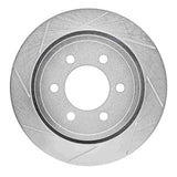 Dynamic Friction 2015-2017 Ford F-150 2WD Rear Left Slotted Silver Brake Rotor by Dynamic Friction Company 611-54231L