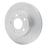 Dynamic Friction 1995-1997 Ford Crown Victoria Front Left Slotted Silver Brake Rotor by Dynamic Friction Company 611-56012L