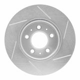 Dynamic Friction 1995-1997 Ford Crown Victoria Front Left Slotted Silver Brake Rotor by Dynamic Friction Company 611-56012L