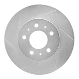 Dynamic Friction 1995-1997 Ford Crown Victoria Front Left Slotted Silver Brake Rotor by Dynamic Friction Company 611-56012L