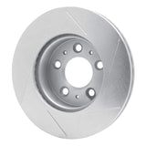 Dynamic Friction 1995-1997 Ford Crown Victoria Front Left Slotted Silver Brake Rotor by Dynamic Friction Company 611-56012L