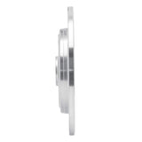 Dynamic Friction 1986-1989 Acura Integra Rear Left Slotted Silver Brake Rotor by Dynamic Friction Company 611-58000L