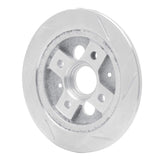 Dynamic Friction 1986-1989 Acura Integra Rear Left Slotted Silver Brake Rotor by Dynamic Friction Company 611-58000L