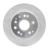 Dynamic Friction 2001-2003 Acura CL Rear Left Slotted Silver Brake Rotor by Dynamic Friction Company 611-58017L