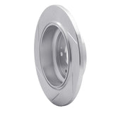 Dynamic Friction 2002-2004 Acura RL Rear Right Slotted Silver Brake Rotor by Dynamic Friction Company 611-58018R