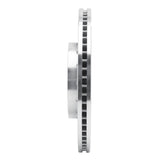 Dynamic Friction 2014-2020 Acura RLX Front Left Slotted Silver Brake Rotor by Dynamic Friction Company 611-58025L