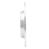 Dynamic Friction 2015-2021 Honda CR-V Rear Left Slotted Silver Brake Rotor by Dynamic Friction Company 611-58029L