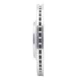Dynamic Friction 2017-2020 Acura MDX Front Left Slotted Silver Brake Rotor by Dynamic Friction Company 611-58031L