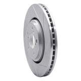 Dynamic Friction 2017-2020 Acura MDX Front Right Slotted Silver Brake Rotor by Dynamic Friction Company 611-58031R