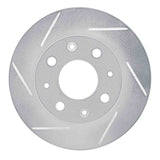Dynamic Friction 1982-1983 Honda Accord Coupe Front Left Slotted Silver Brake Rotor by Dynamic Friction Company 611-59004L