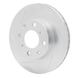 Dynamic Friction 1984-1990 Honda Accord Coupe Front Left Slotted Silver Brake Rotor by Dynamic Friction Company 611-59011L