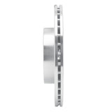 Dynamic Friction 1986-1991 Honda Civic Front Left Slotted Silver Brake Rotor by Dynamic Friction Company 611-59012L