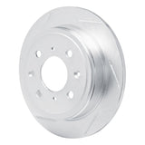 Dynamic Friction 1988-2001 Honda Accord Coupe Rear Left Slotted Silver Brake Rotor by Dynamic Friction Company 611-59014L