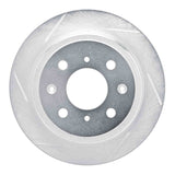 Dynamic Friction 1988-2001 Honda Accord Coupe Rear Left Slotted Silver Brake Rotor by Dynamic Friction Company 611-59014L