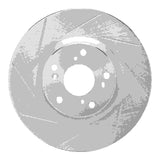 Dynamic Friction 2002-2015 Honda Civic Coupe Front Left Slotted Silver Brake Rotor by Dynamic Friction Company 611-59045L