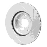 Dynamic Friction 2002-2015 Honda Civic Coupe Front Left Slotted Silver Brake Rotor by Dynamic Friction Company 611-59045L