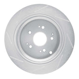 Dynamic Friction 2002-2004 Honda Odyssey Rear Right Slotted Silver Brake Rotor by Dynamic Friction Company 611-59047R